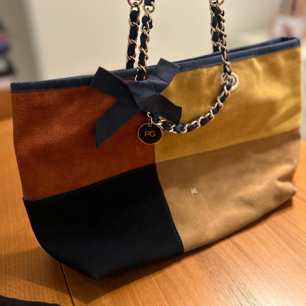 Purificación Garcia 🇪🇸 leather suede bag